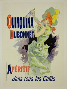 A „Quinquina Dubonnet” 1895-ös plakát reprodukciója (lásd: 130236)